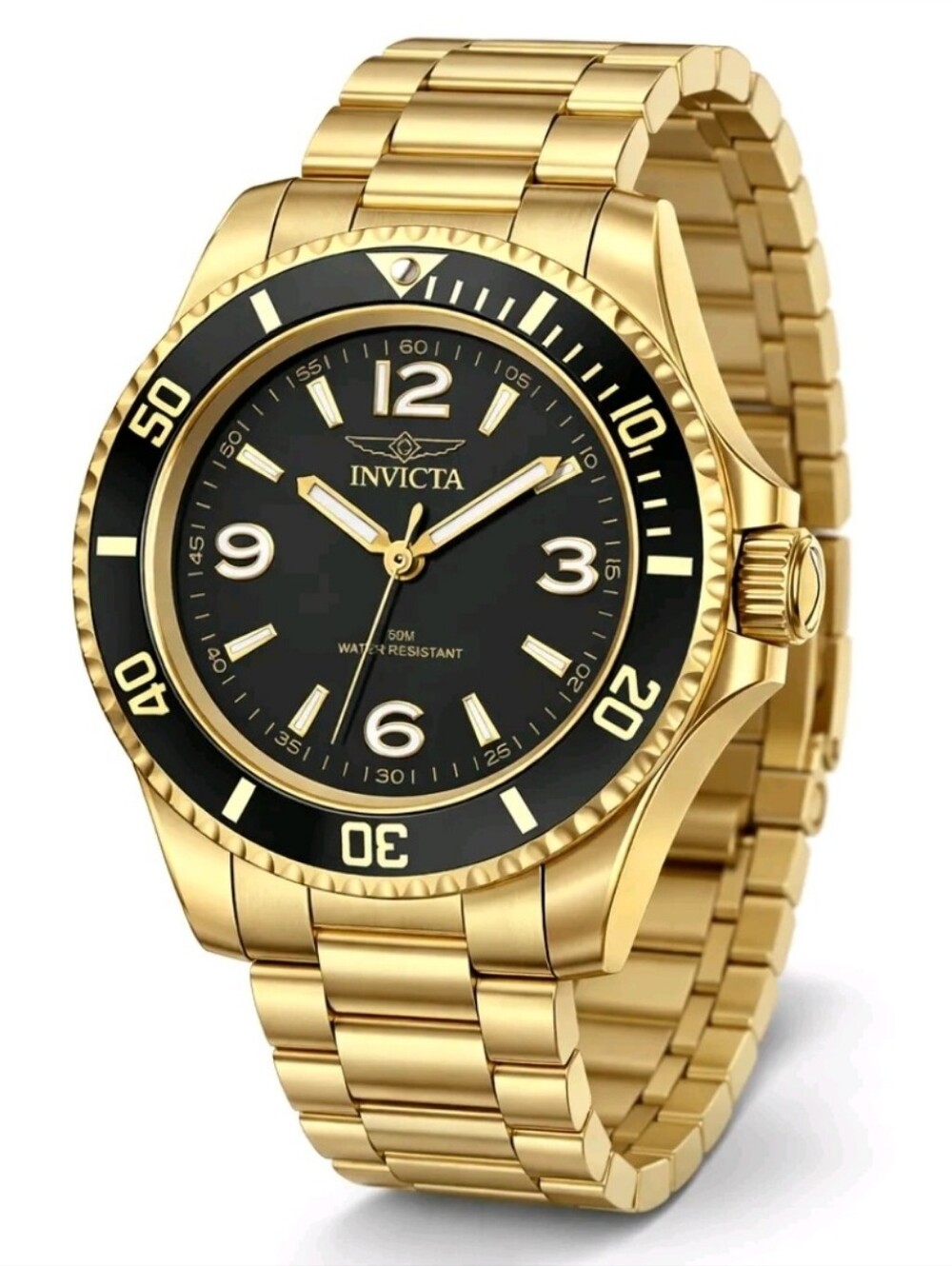 NEW ⌚️ Invicta Specialty Rowan 40mm Gold Black Mens Dress Quartz Watch 69475